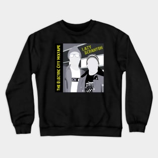 The Electric City Mixtape | Black and White by doctorheadly Crewneck Sweatshirt